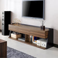 Alan Modern Walnut 73-inch 3-Drawer TV Console by 