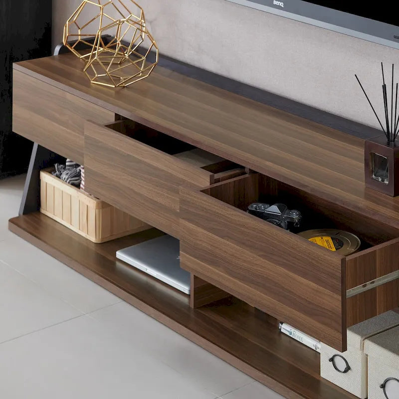 Meuble TV 3 tiroirs de 73 pouces par