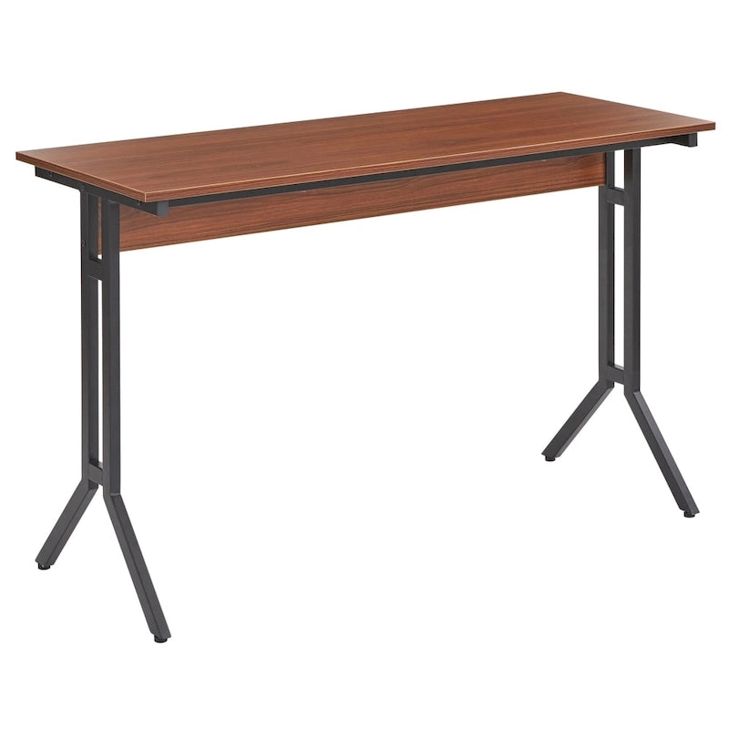 Bureau d'ordinateur moderne de 120 cm avec pieds en métal