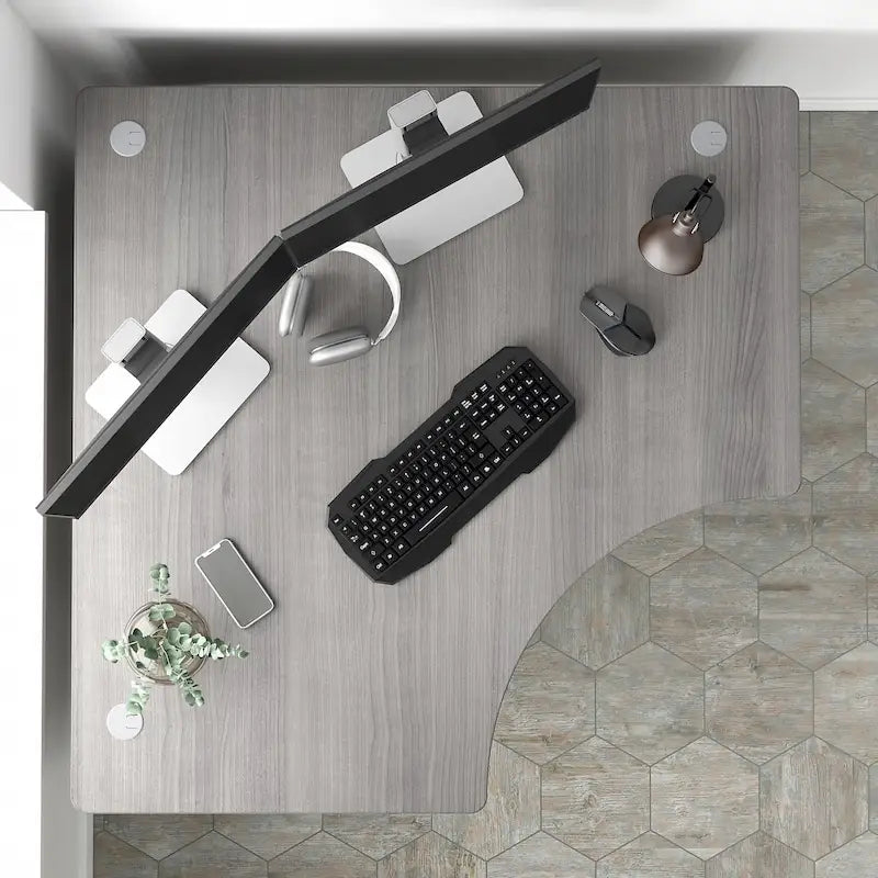 Bureau d'angle informatique 48W par