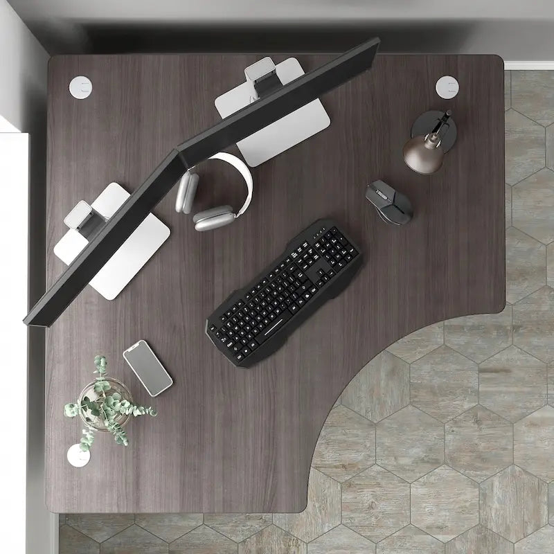 Bureau d'angle informatique 48W par