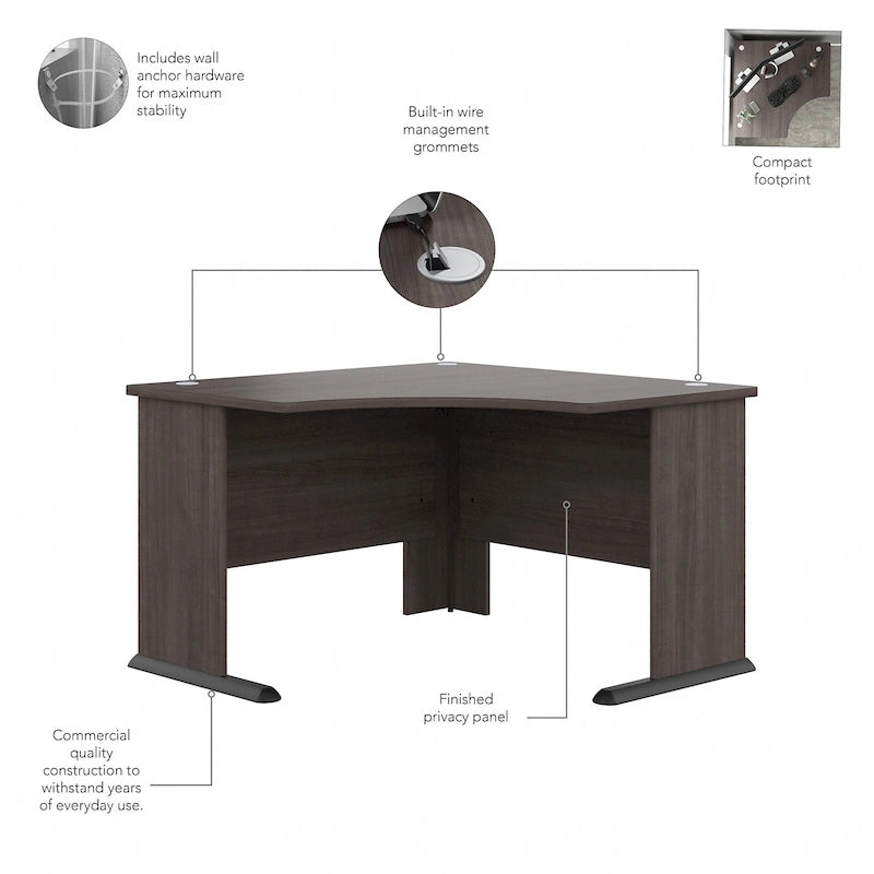 Bureau d'angle informatique 48W par