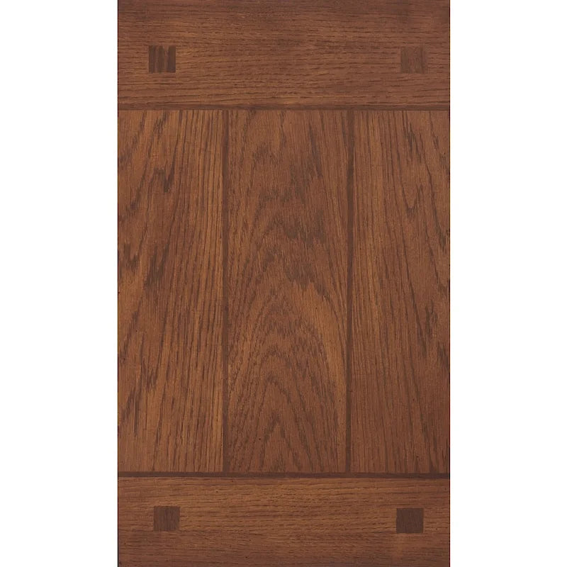 Table d'appoint de bout de canapé en bois finition brune - 13 L x 22,13 P x 23,13 H