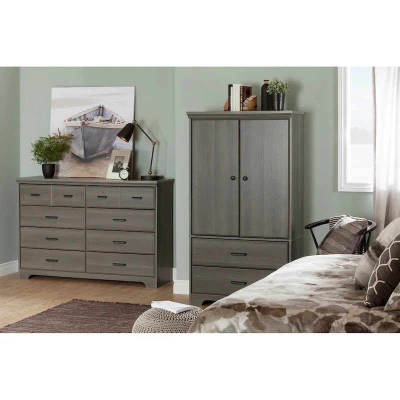Commode double 8 tiroirs