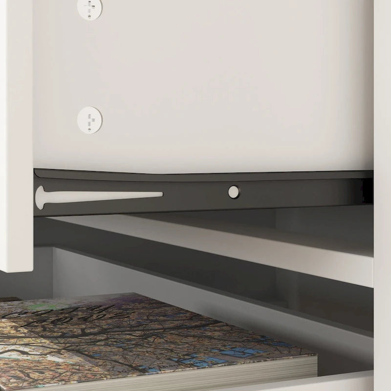 Commode moderne à 6 tiroirs en bois, meuble de rangement organisateur