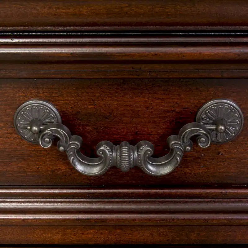 Commode et miroir Cognac