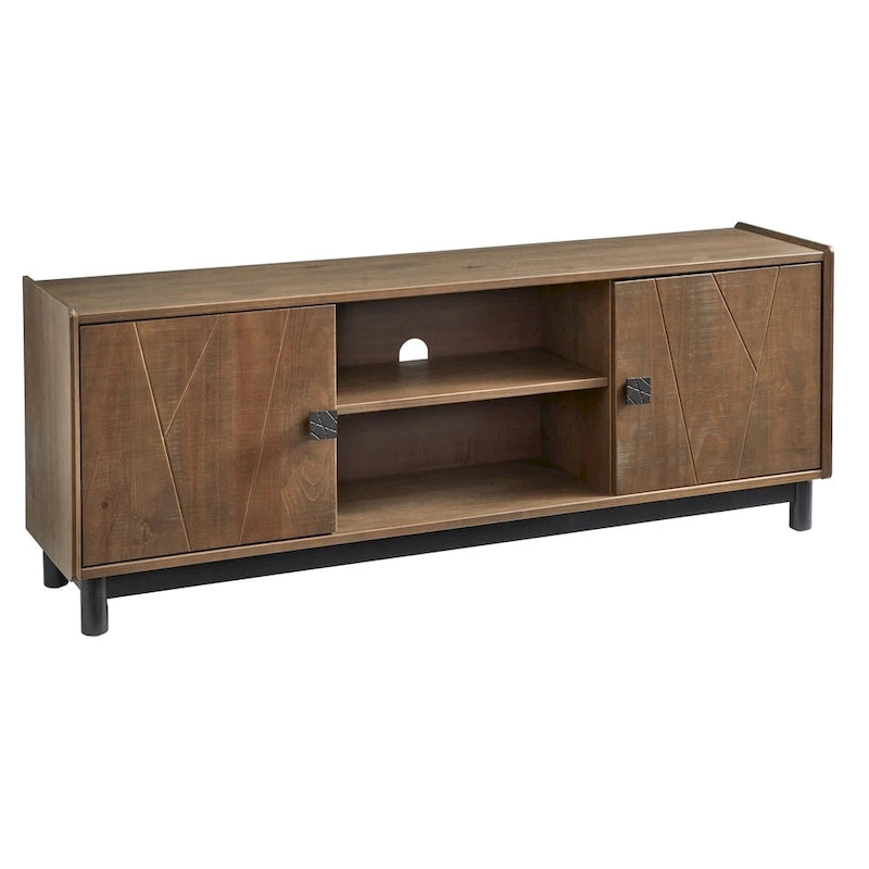 Meuble TV de 59 po (fini gris délavé moyen)