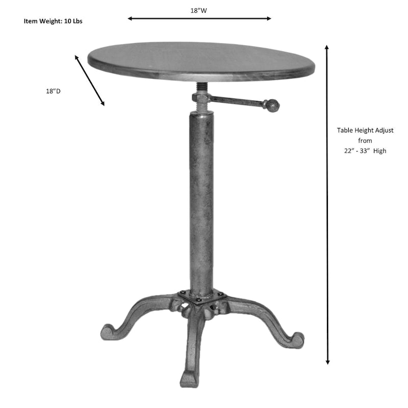 Table Vintage Réglable