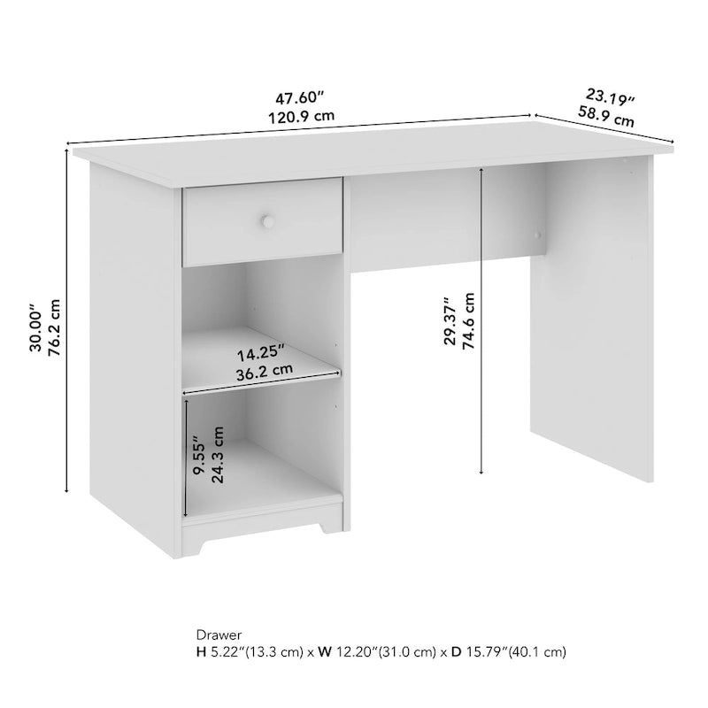 Bureau informatique 48 W avec rangements par