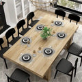 Table de conférence 220 cm (L) x 120 cm (P) avec piètement en bois pour bureau professionnel