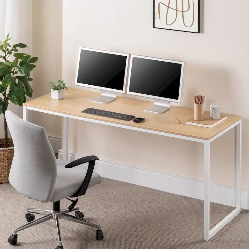 Priage by  63 Inch Frame Metal Desk