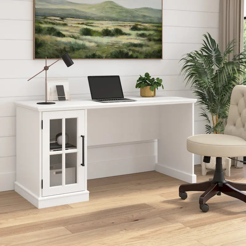 Westbrook 60W Computer Desk with Storage Cabinet by 
