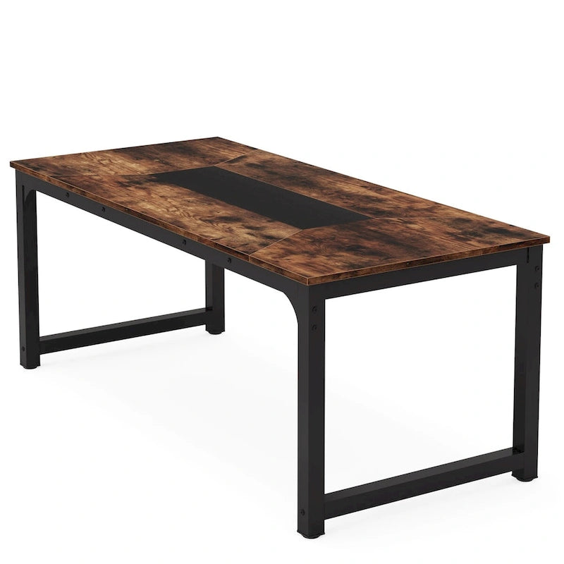 Table de conférence en bois de 71 po, table de séminaire moderne pour salle de réunion - 70,9 L x 35,4 l x 30,3 H