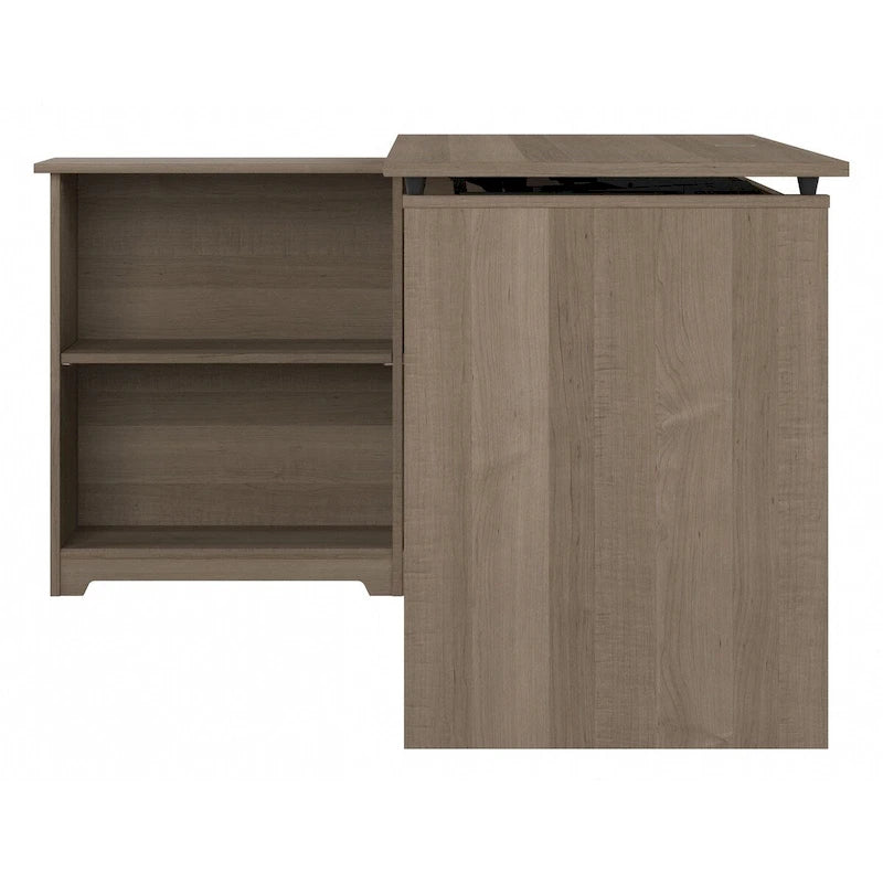 Bureau d'angle debout 52W avec étagères