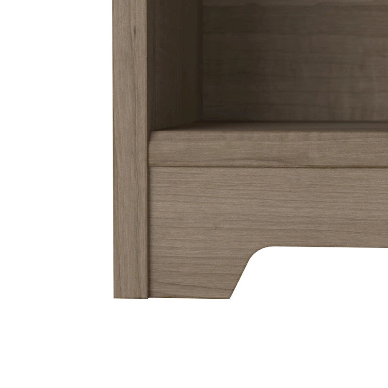 Bureau d'angle debout 52W avec étagères