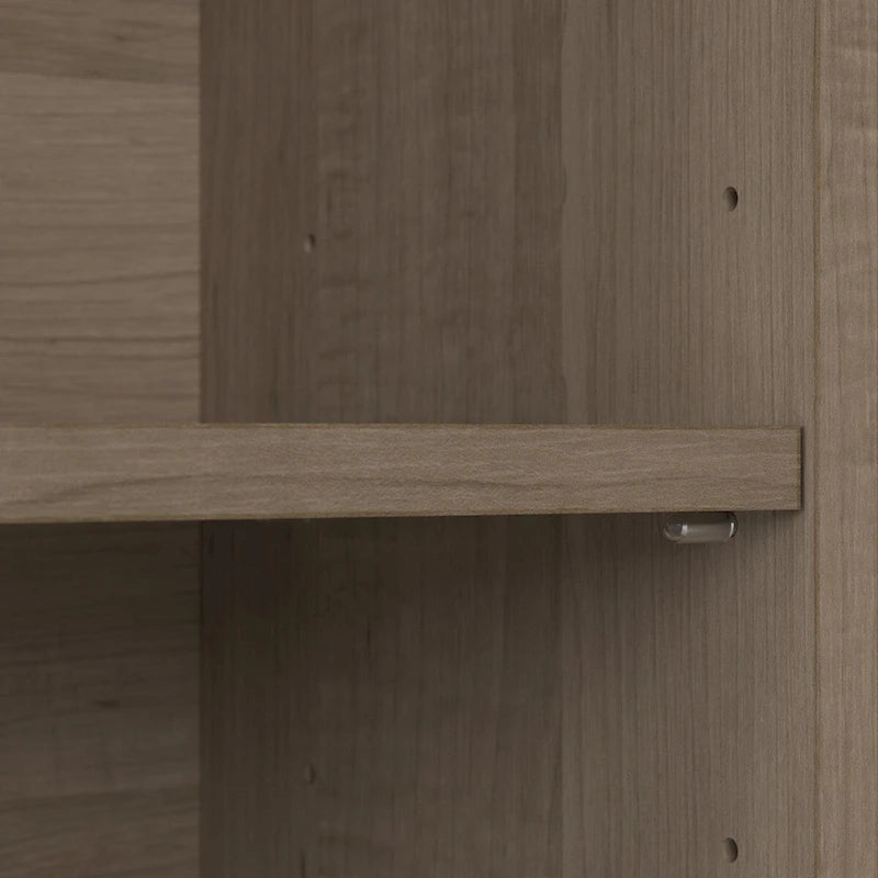 Bureau d'angle debout 52W avec étagères