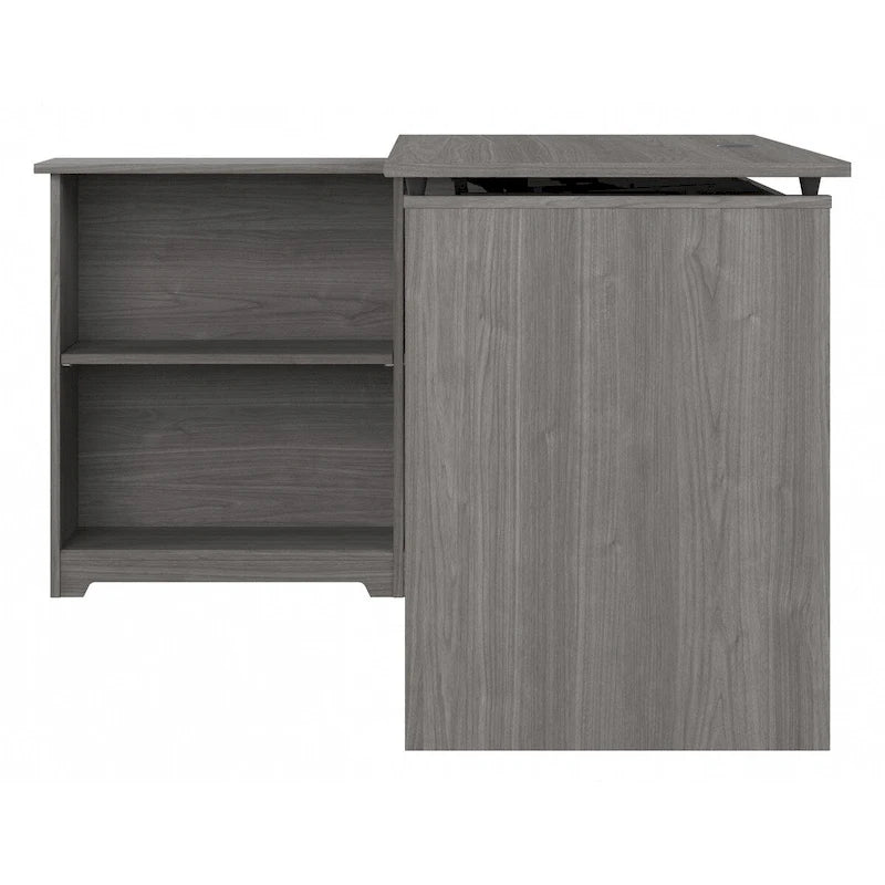 Bureau d'angle debout 52W avec étagères