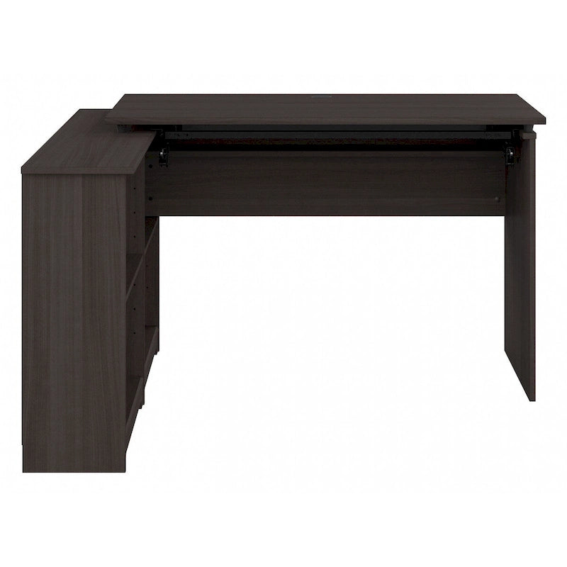 Bureau d'angle debout 52W avec étagères