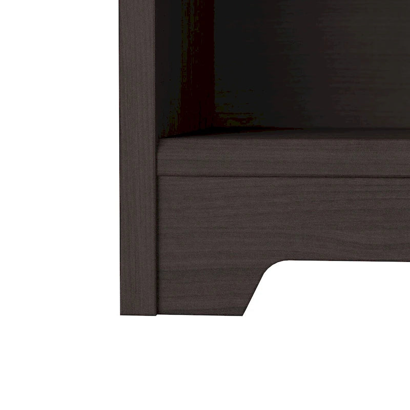Bureau d'angle debout 52W avec étagères